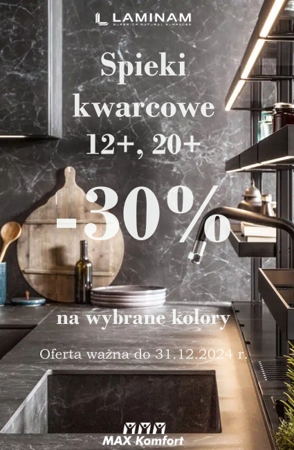 Spieki kwarcowe, promocja -30%