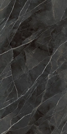 Spiek kwarcowy Laminam Diamond Calacatta Black Bocciardato Book Match B 162x324x1,2 + cm, Full Size