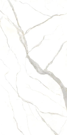 Spiek kwarcowy Laminam I Naturali Calacatta Michelangelo Lucidato Book Match B 162x324x1,2 + cm, Full Size