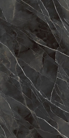 Spiek kwarcowy Laminam Diamond Calacatta Black Lucidato Starlit Book Match B 162x324x1,2 + cm, Full Size