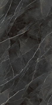 Spiek kwarcowy Laminam Diamond Calacatta Black Bocciardato Book Match A 162x324x2 + cm, Full Size