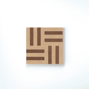 Dekor Florim SensiTerre Intreccio Rosato Amaranto Naturale 30x30x0,9 cm