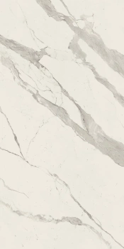 Spiek kwarcowy Laminam I Naturali Bianco Statuario Venato Lucidato Book Match A 162x324x0,5 + cm