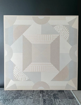 Decoro Beige Misura Centrale 118x118x0,6 cm