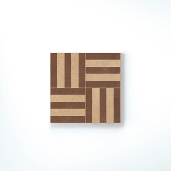 Dekor Florim SensiTerre Intreccio Amaranto Rosato Naturale 30x30x0,9 cm