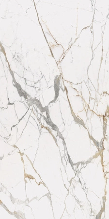 Spiek kwarcowy Florim Stone Marble Eternal Gold A Glossy STU 160x320x1,2 cm, z siatką, nierektyfikowana