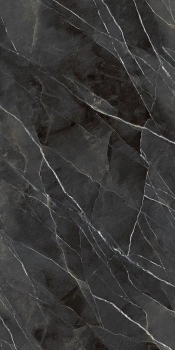 Spiek kwarcowy Laminam Diamond Calacatta Black Bocciardato Book Match B 162x324x0,5 cm, Full Size