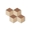 Dekor Florim SensiTerre Cubo Cotone Rosato Mattone Naturale 37x46x0,9 cm