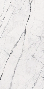 Płyta wielkoformatowa Florim Marble Eternal White A Glossy STU 160x320x1,2 cm, z siatką, nierektyfikowana