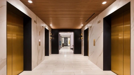 Spiek kwarcowy Laminam I Naturali Calacatta Oro Venato Lucidato 100x100x0,5 + cm