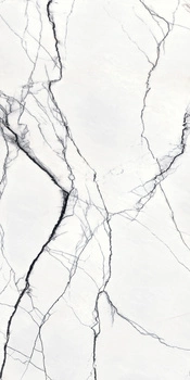 Spiek kwarcowy Florim Stone Marble Breach A Glossy STU 160x320x1,2 cm, z siatką, nierektyfikowana