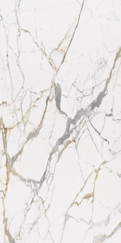 Spiek kwarcowy Florim Stone Marble Eternal Gold B Glossy STU 160x320x1,2 cm, z siatką, nierektyfikowana