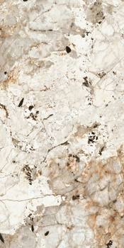 Spiek kwarcowy Florim Stone Marble Tundra A Glossy STU 160x320x1,2 cm, z siatką, nierektyfikowana