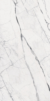 Marble Eternal White B Glossy STU 160x320x1,2 cm, z siatką, nierektyfikowana